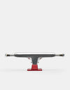 Lurpiv 3 Hollow Skateboard Trucks - Polished/Red (Pair)