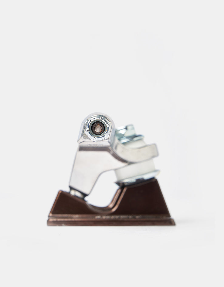 Lurpiv 3 Hollow Skateboard Trucks - Polished/Brown (Pair)
