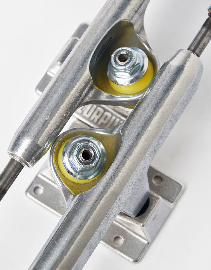 Lurpiv 3 Hollow Skateboard Trucks - Polished (Pair)