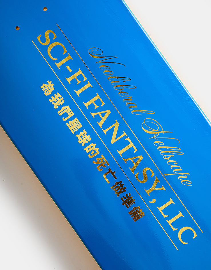 Sci-Fi Fantasy Neoliberal Hellscape Skateboard Deck - 8.5"