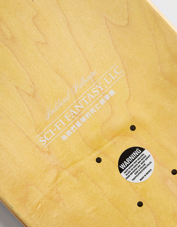Sci-Fi Fantasy Neoliberal Hellscape Skateboard Deck - 8.5"