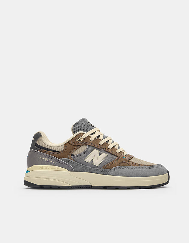 New Balance Numeric 'Grey Days' 933 Andrew Reynolds Skate Shoes - Marblehead/Atlantic Blue