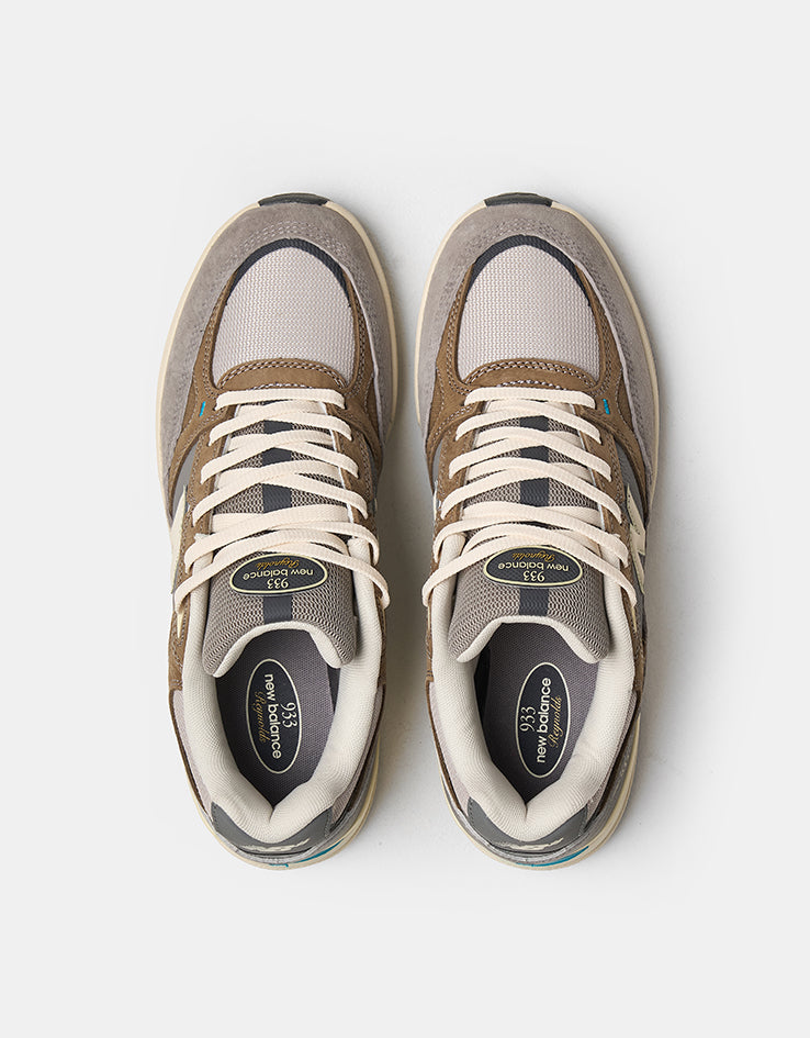 New Balance Numeric 'Grey Days' 933 Andrew Reynolds Skate Shoes - Marblehead/Atlantic Blue