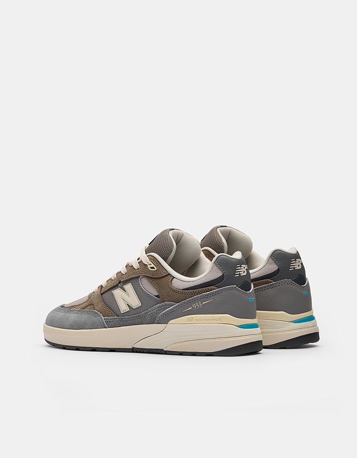 New Balance Numeric 'Grey Days' 933 Andrew Reynolds Skate Shoes - Marblehead/Atlantic Blue