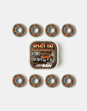 Bronson Speed Co. Joslin RAW 6-Ball Skateboard Bearings