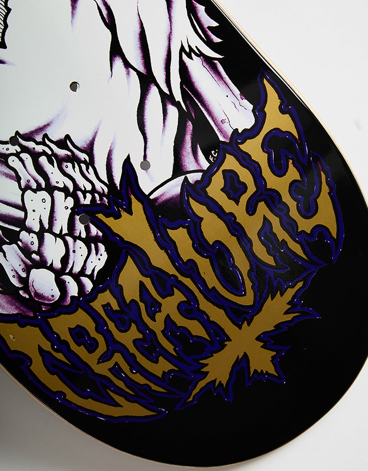 Creature Gravette Hippie Skull 20th Skateboard Deck - 8.3"