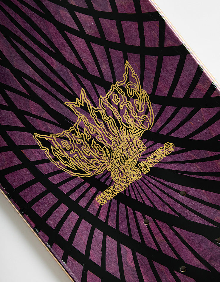 Creature Gravette Hippie Skull 20th Skateboard Deck - 8.3"