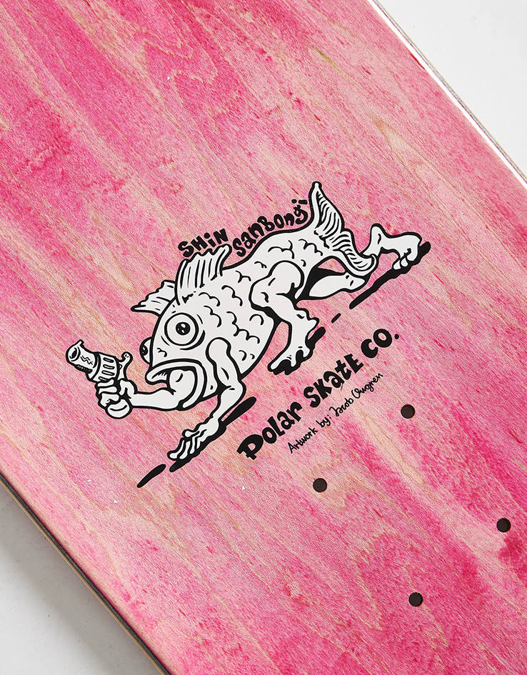 Polar Shin Bongi Boy Pink Skateboard Deck - 8.5"