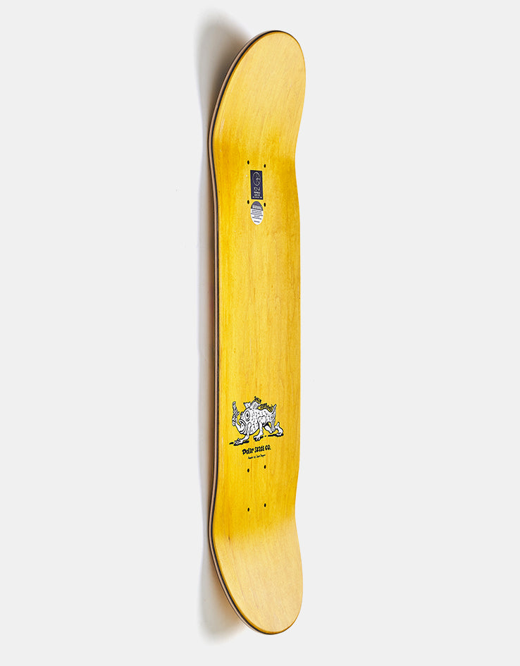 Polar Shin Bongi Boy Yellow Skateboard Deck - 8.25"