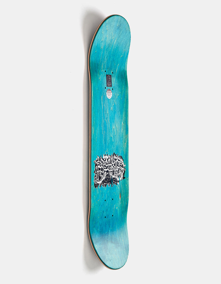 Polar Boserio Silver Devil 'SHORT' Skateboard Deck - 8.5"