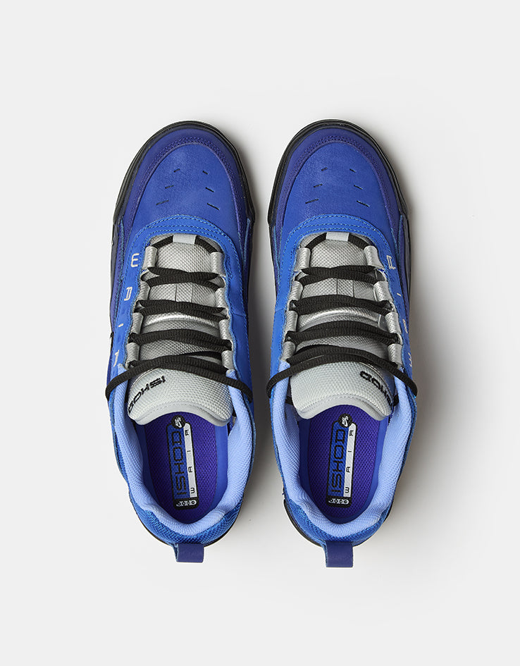 Nike SB Air Max Ishod Skate Shoes - Blue Void/Metallic Silver-Radiant Blue