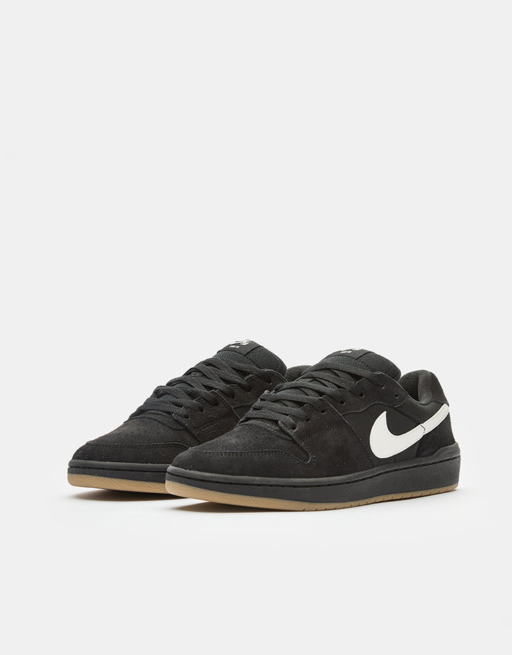 Nike SB Code 58 Skate Shoes - Black/Summit White-Black-Gum Light Brown