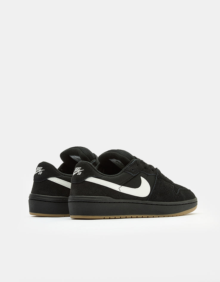 Nike SB Code 58 Skate Shoes - Black/Summit White-Black-Gum Light Brown