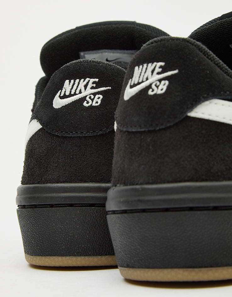 Nike SB Code 58 Skate Shoes - Black/Summit White-Black-Gum Light Brown