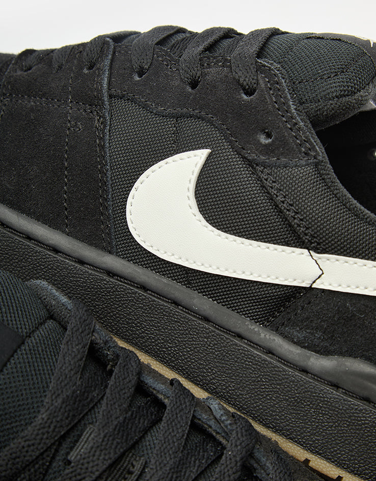 Nike SB Code 58 Skate Shoes - Black/Summit White-Black-Gum Light Brown