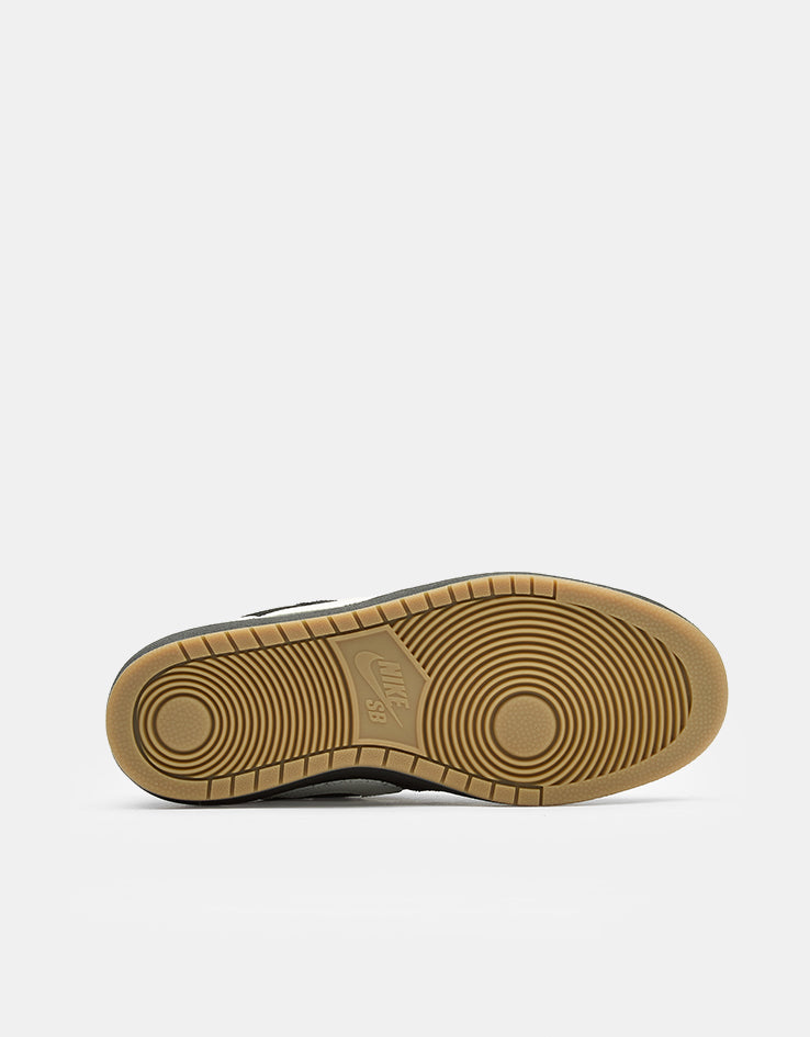 Nike SB Code 58 Skate Shoes - Black/Summit White-Black-Gum Light Brown