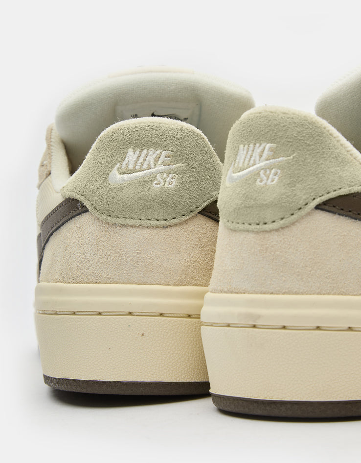 Nike SB Code 58 Skate Shoes - Pale Ivory/Dark Hazel-Lt Khaki-Muslin