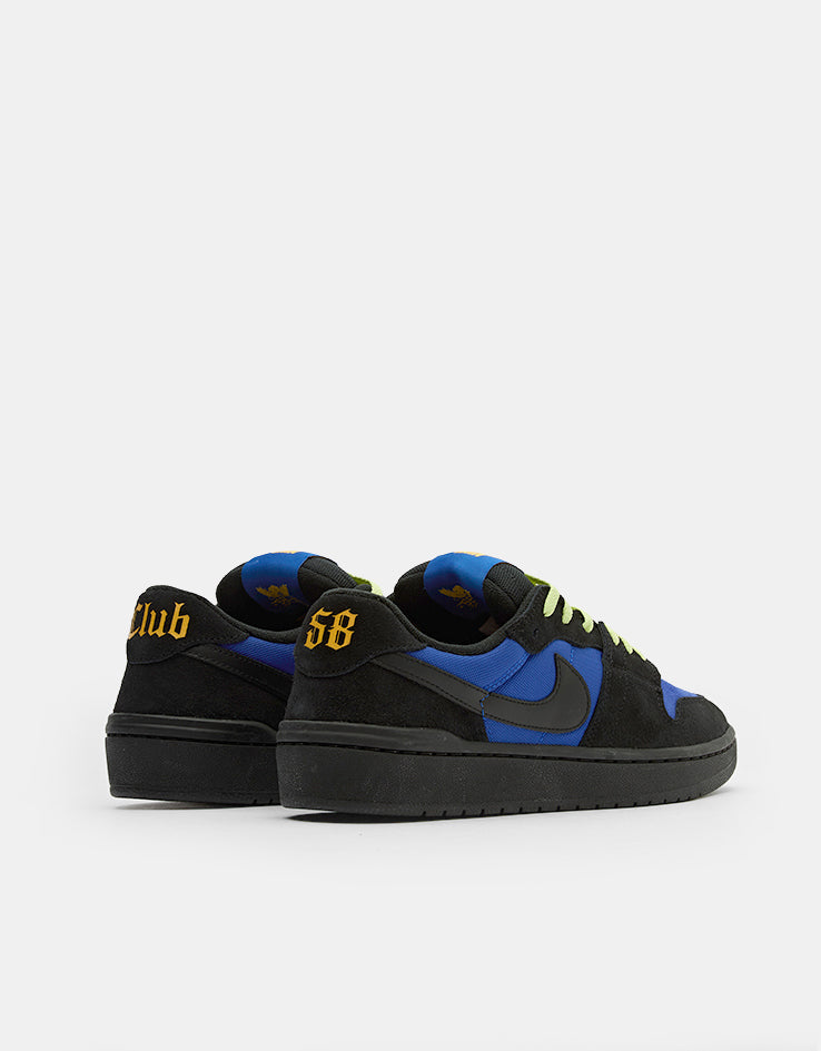 Nike SB Code 58 Skate Shoes - Racer Blue/Black-Black-Lt Lemon