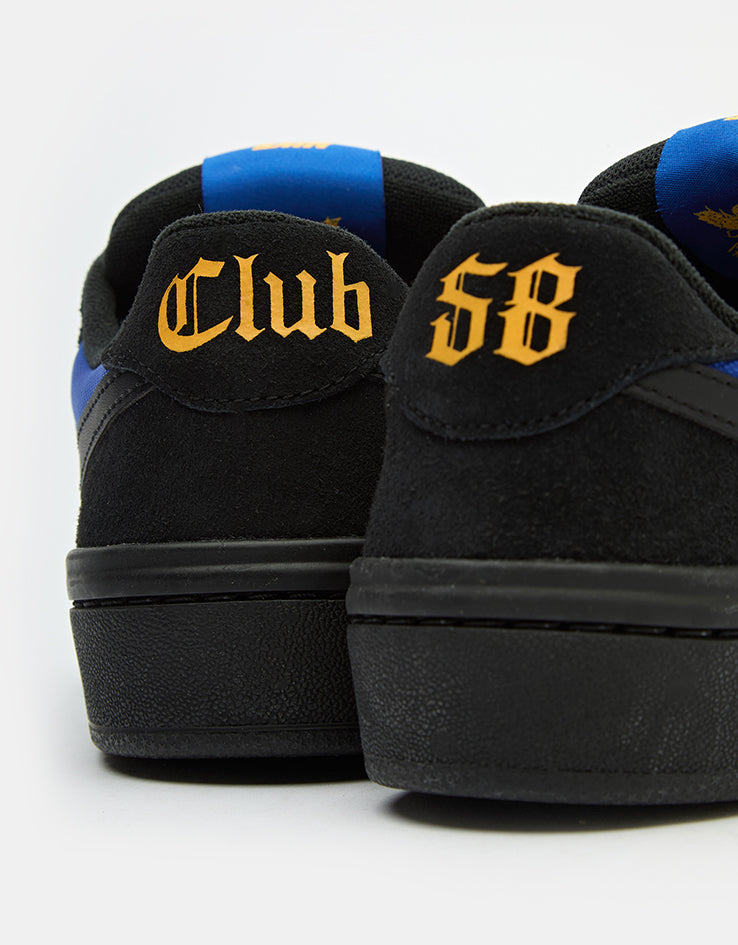 Nike SB Code 58 Skate Shoes - Racer Blue/Black-Black-Lt Lemon Twist