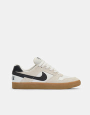 Nike SB Delta Force Vulc Skate Shoes - Summit White/Black-Gum Light Brown