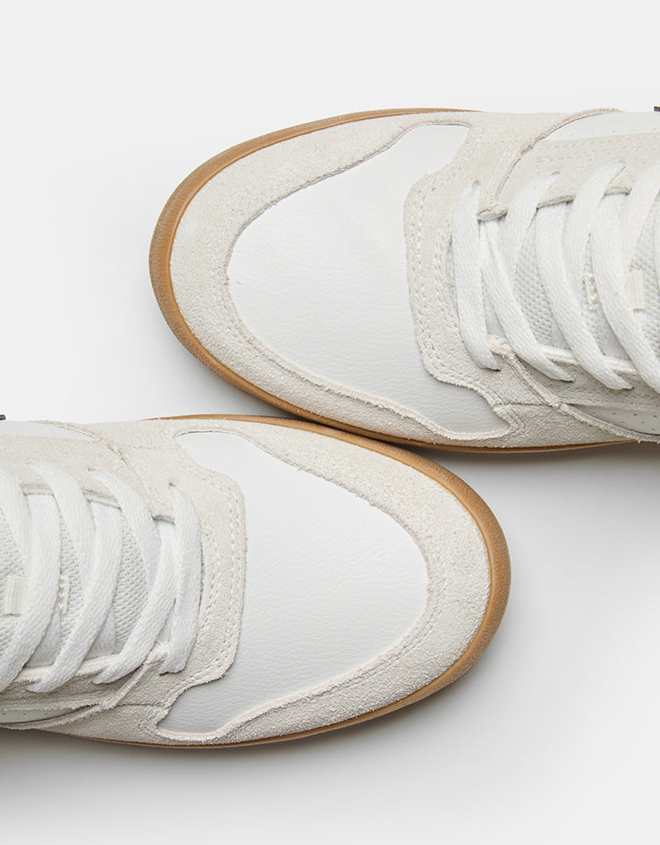 Nike SB Delta Force Vulc Skate Shoes - Summit White/Black-Gum Light Brown