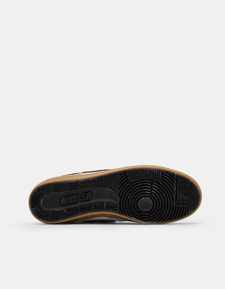 Nike SB Delta Force Vulc Skate Shoes - Summit White/Black-Gum Light Brown