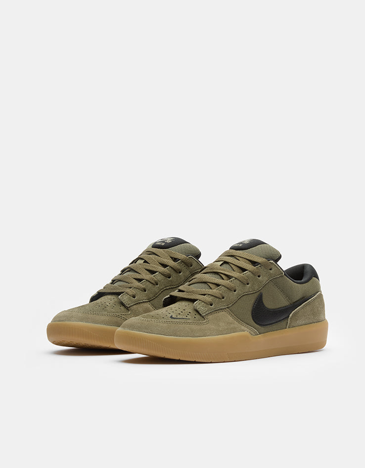 Nike SB Force 58 Skate Shoes - Medium Olive/Black-Medium Olive
