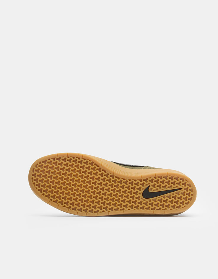 Nike SB Force 58 Skate Shoes - Medium Olive/Black-Medium Olive