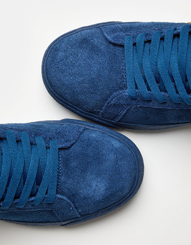 Nike SB Zoom Blazer Mid Skate Shoes - Coastal Blue/Pale Yellow-Coastal Blue