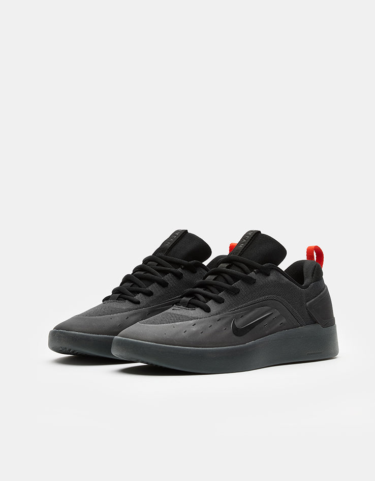 Nike SB Zoom Nyjah 4 Skate Shoes - Cool Grey/White-Wolf Grey-Cool Grey