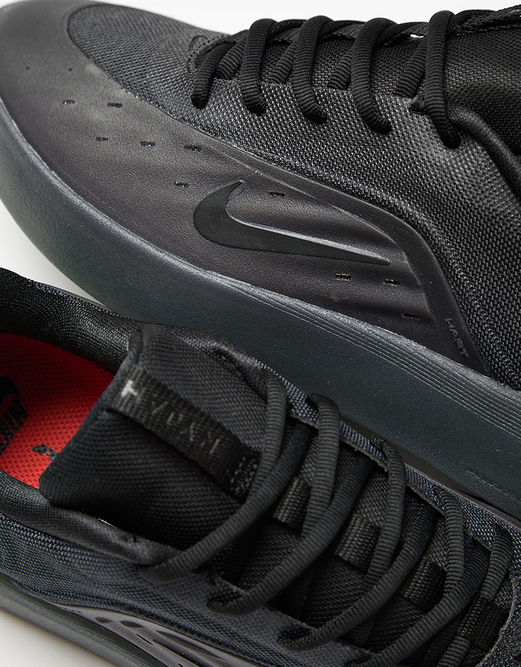 Nike SB Zoom Nyjah 4 Skate Shoes - Cool Grey/White-Wolf Grey-Cool Grey