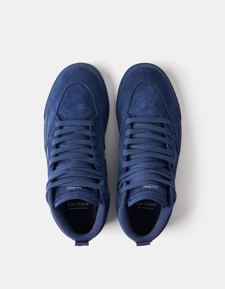 Nike SB React Leo Skate Shoes - Navy/Navy-Navy