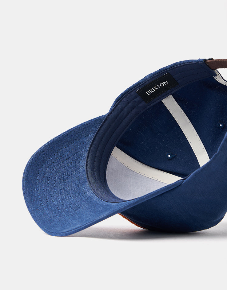 Brixton Big B Cap - Midnight Blue/Orange