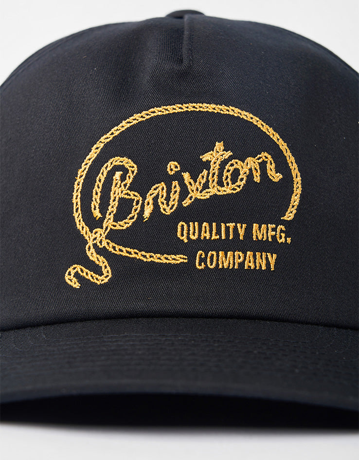 Brixton Gallatin Snapback Cap - Black