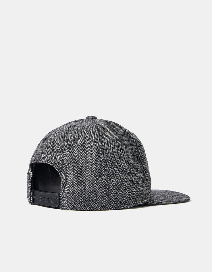 Brixton Dyson Snapback Cap - Black Herringbone