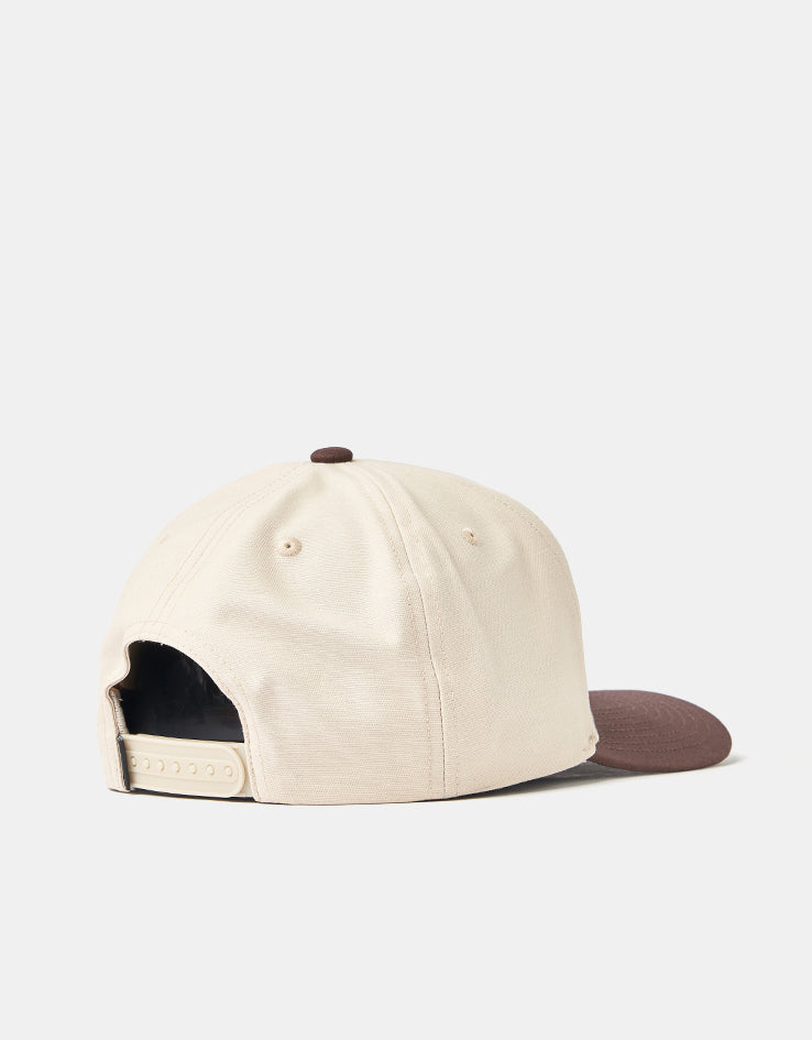 Brixton Leisure Snapback Cap - Khaki/Coco