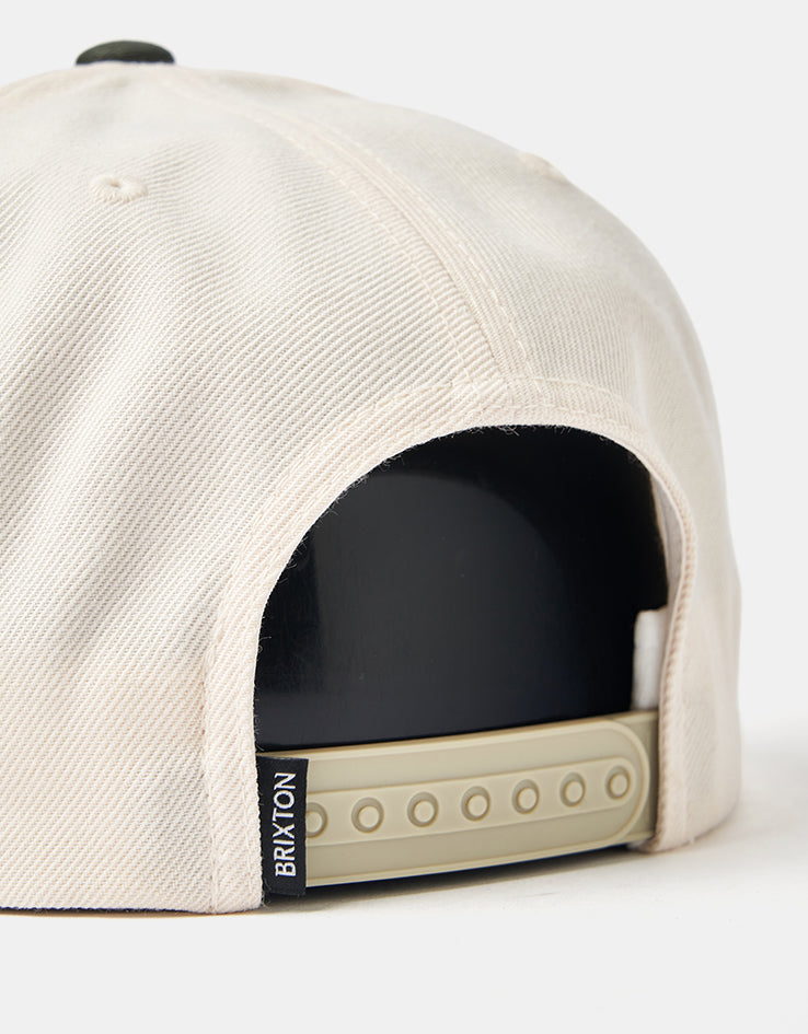 Brixton Oath III Snapback Cap - Wax Paper/Dark Olive