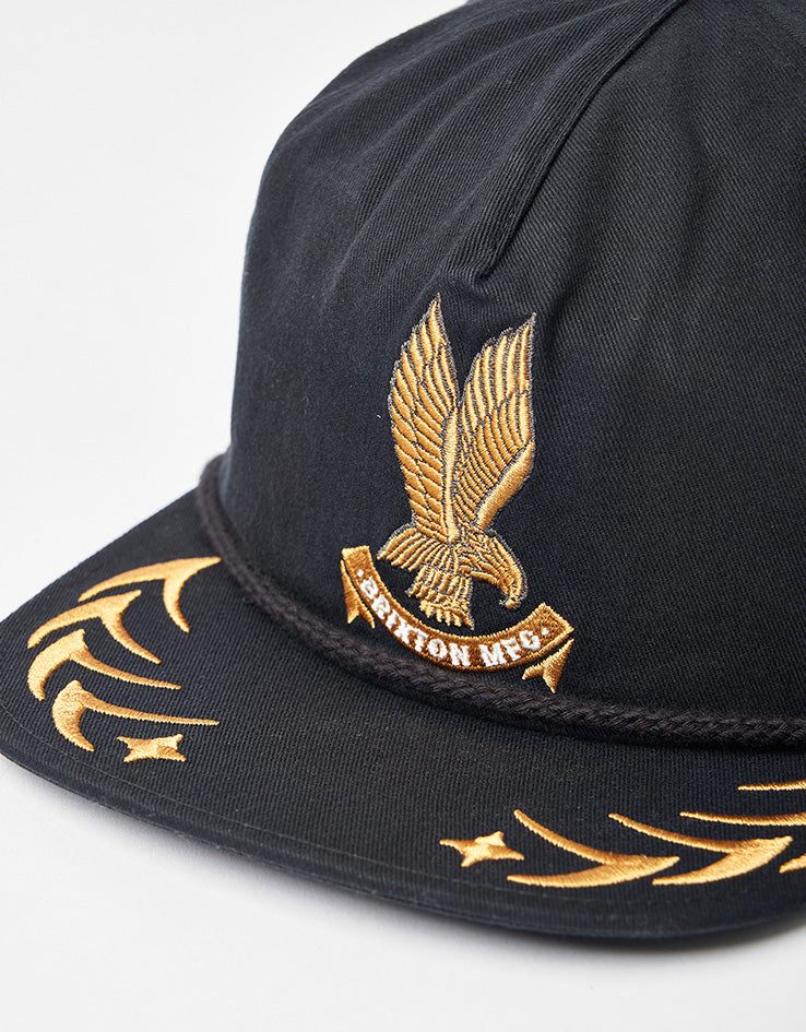 Brixton Covall Snapback Cap - Black
