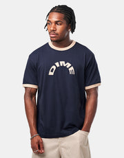 Dime MTL Arch Ringer T-Shirt - Navy