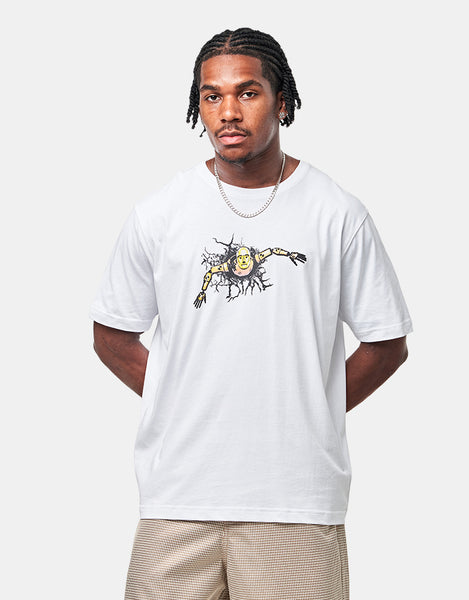 Dime MTL Crashed T-Shirt - White – Route One