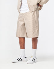 Dime MTL Baggy Houndstooth Shorts - Beige