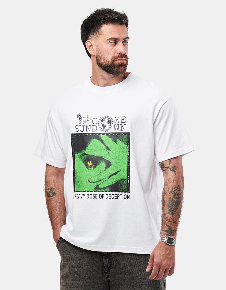 Come Sundown Deception T-Shirt - White