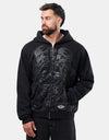 Come Sundown Gravitational Zip Hoodie - Black