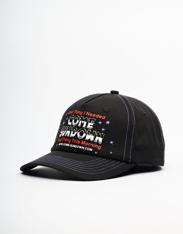 Come Sundown Last Thing Cap - Black/Red