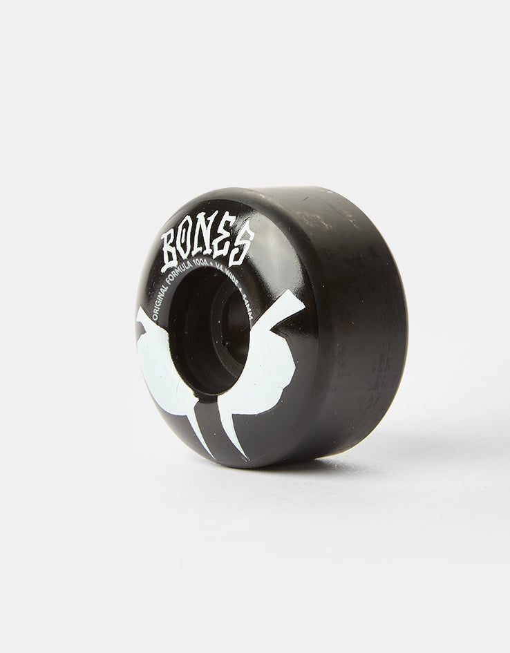 Bones OG Formula 100A V4 Wide 100a Black Skateboard Wheels