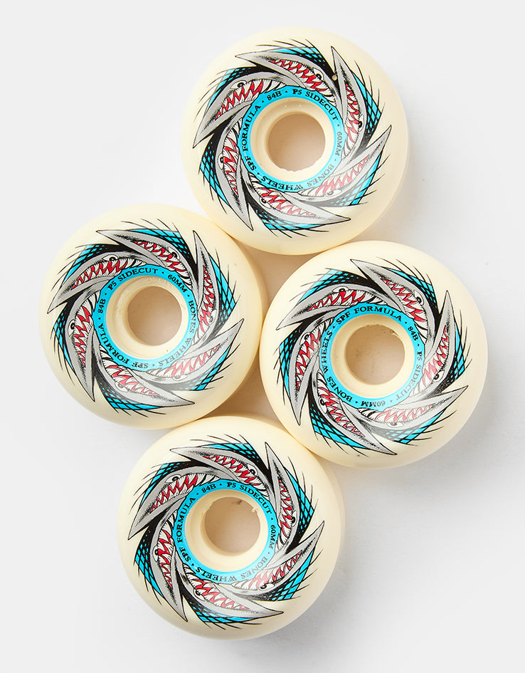 Bones Pool Sharknado SPF P5 Sidecut 84b Skateboard Wheels - 60mm