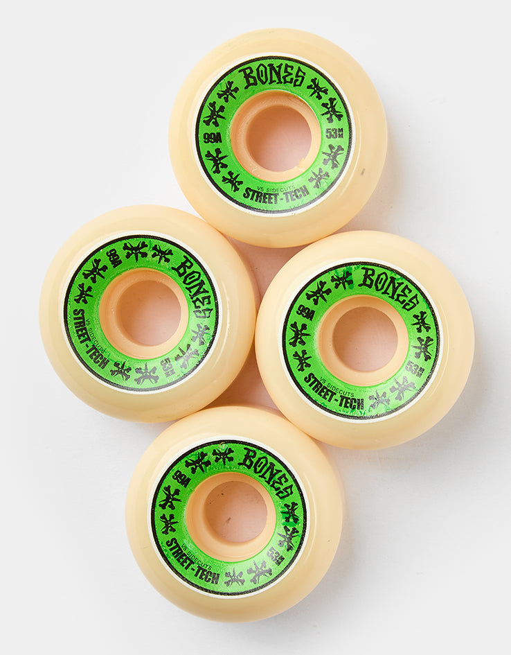 Bones STF 52mm 99a V5 Sidecut Skateboard Wheels