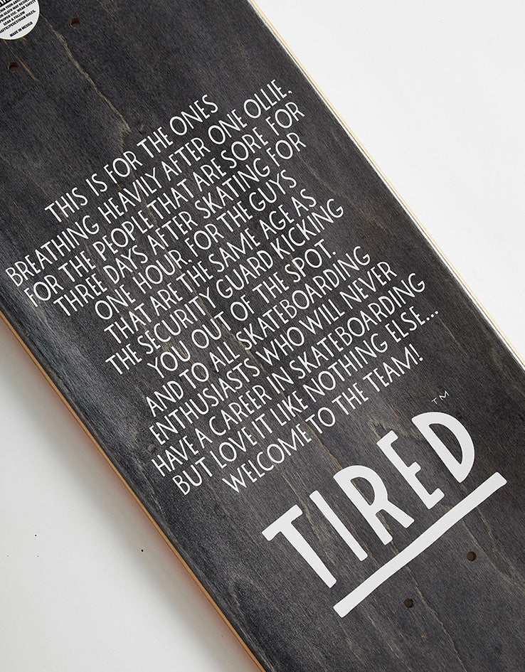 Tired Old Mobil Regular Skateboard Deck - 8.25"