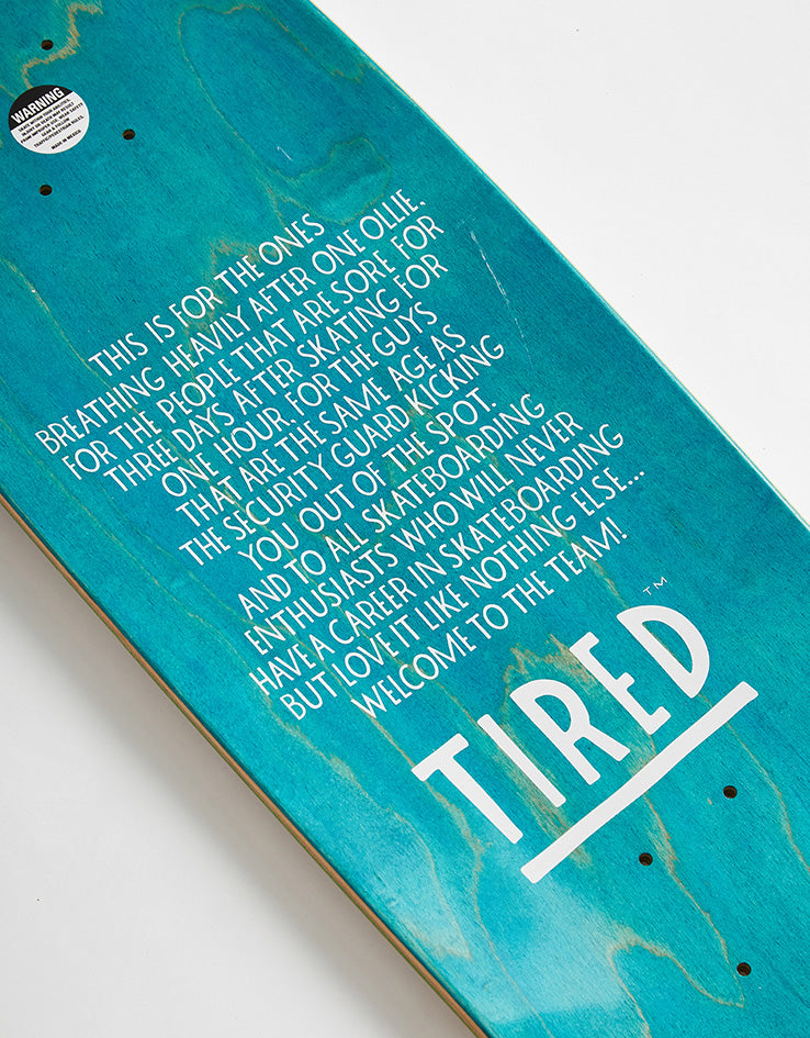 Tired Clown Stumpnose Skateboard Deck - 9.23"