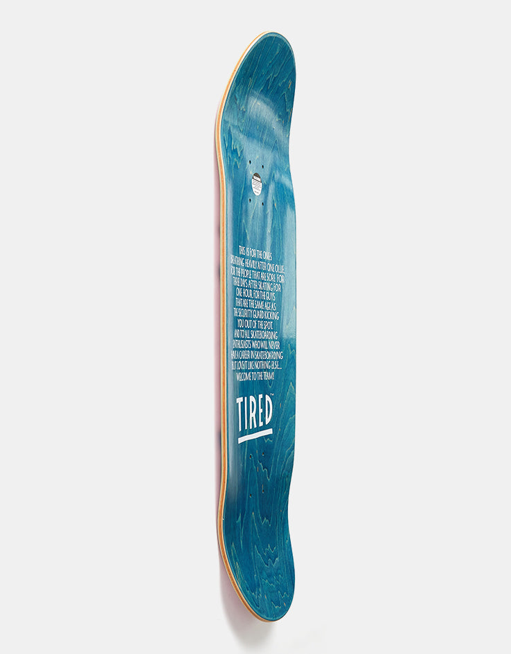 Tired The Rounders Chuck Skateboard Deck - 9.125"